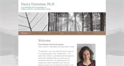 Desktop Screenshot of nancyeisenmantherapist.com